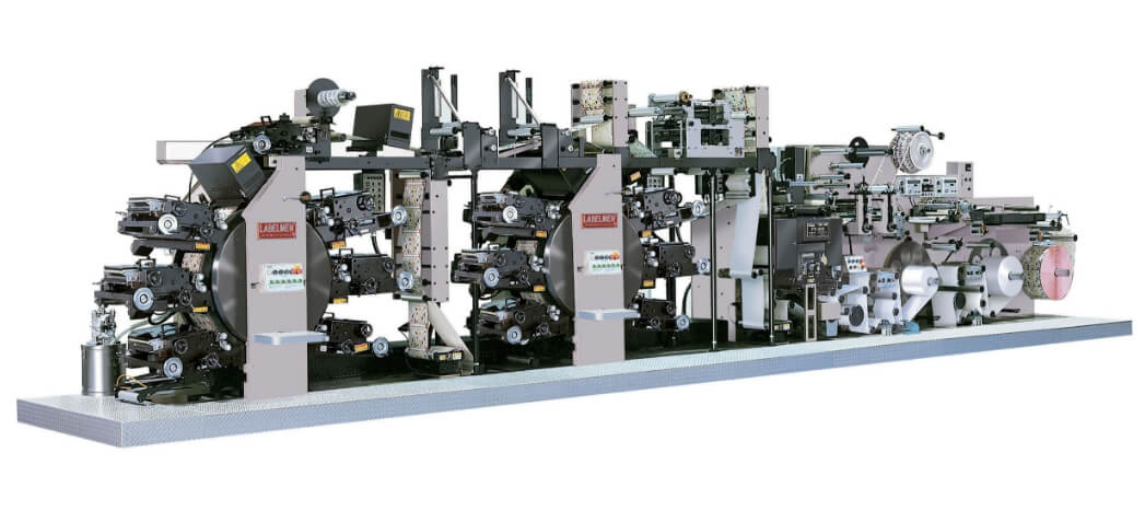 羅鐵機械 PW-260-R12C+1 高速全輪轉十二色 + 1 多用途商標印刷機